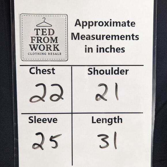 Kasper 44R Blazer Mens Navy Wool Double Breasted Gold Button Made in Canada - Picture 7 of 7